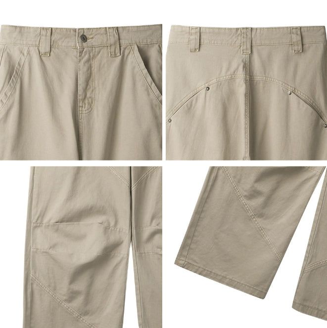Fedon Curved Pocket Dyeing Pants