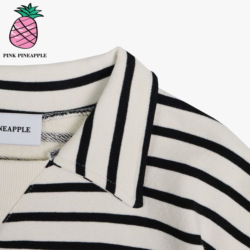 STRIPE H-N SWEATSHIRT