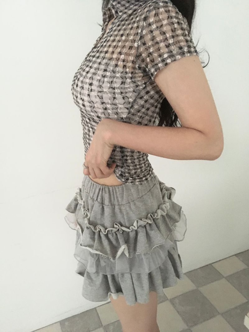 moroi（モロイ）の「Terrycloth Ruffle Skirt（Skirts）」