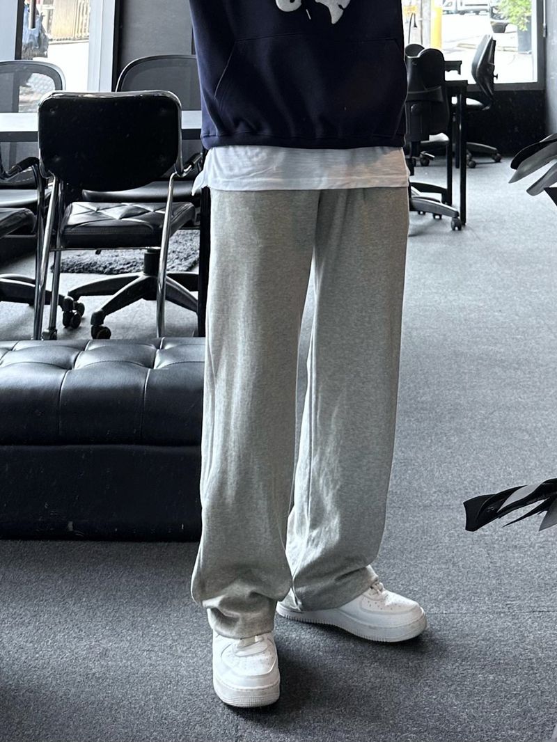 heyzer semi wide banding pants