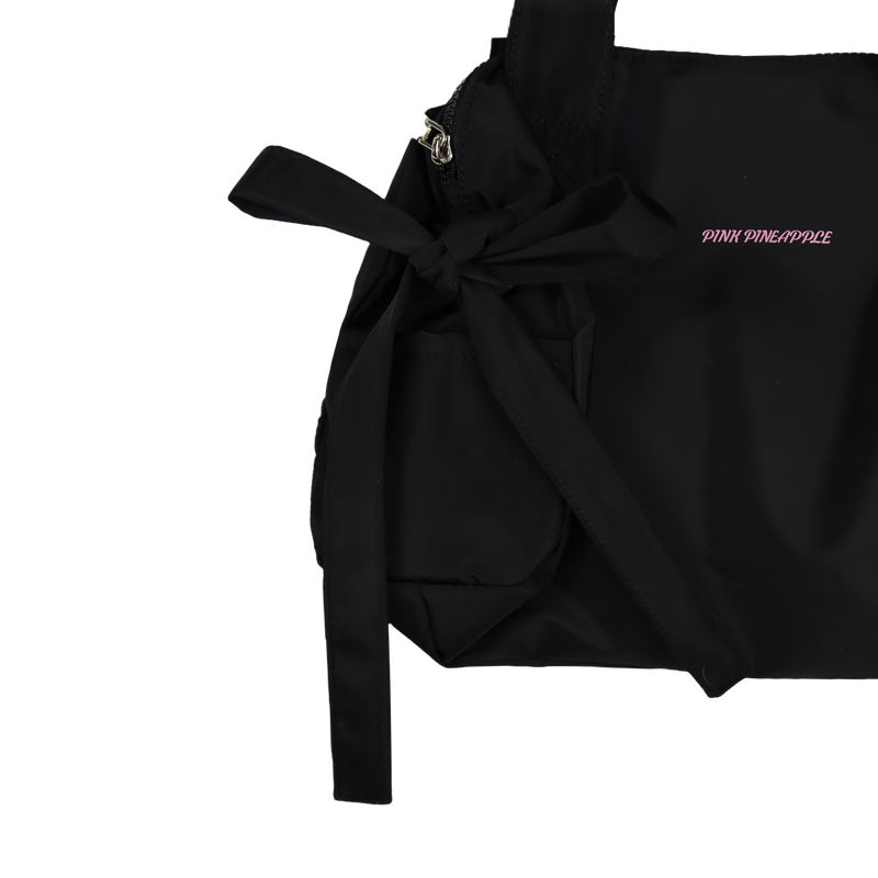 DOUBLE RIBBON TOTE BAG