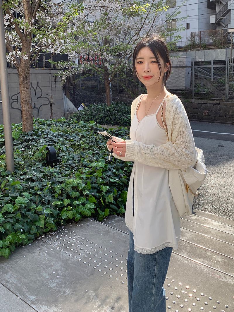 Vanilla two-way lace dress