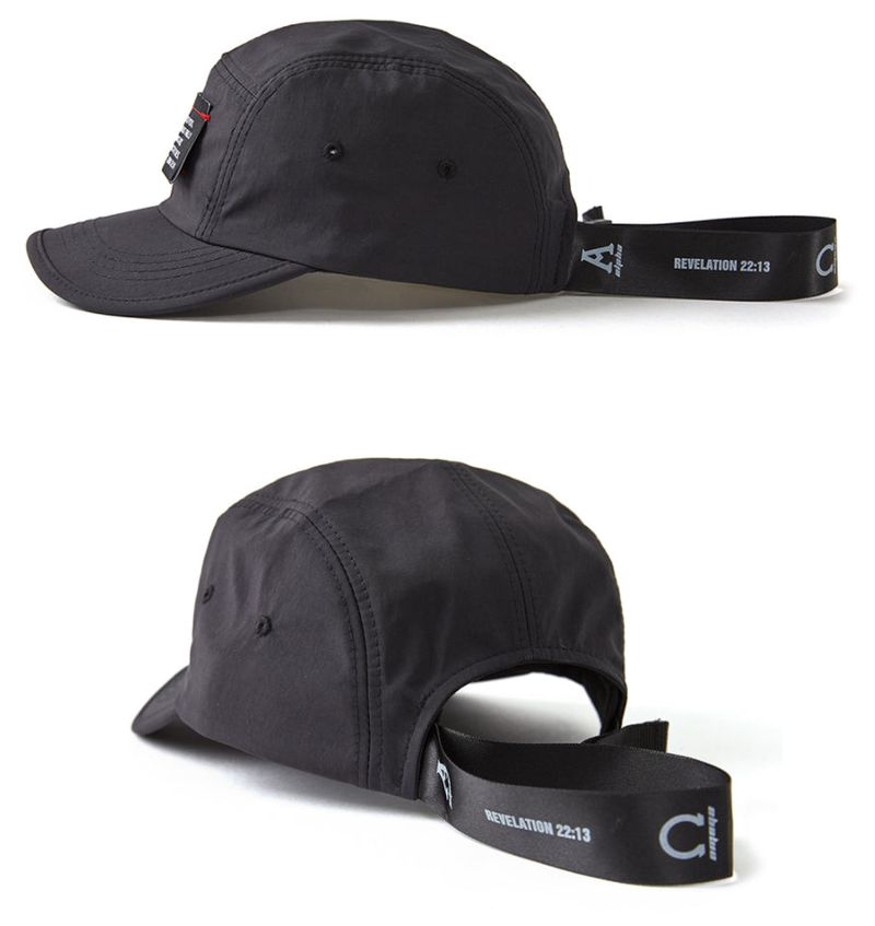 Label Cover Camp Cap_BLACK