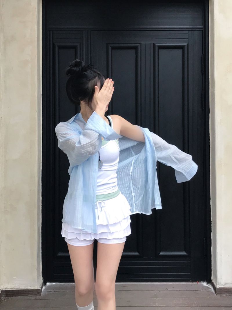 Jelly Layered Ribbed Sleeveless Top