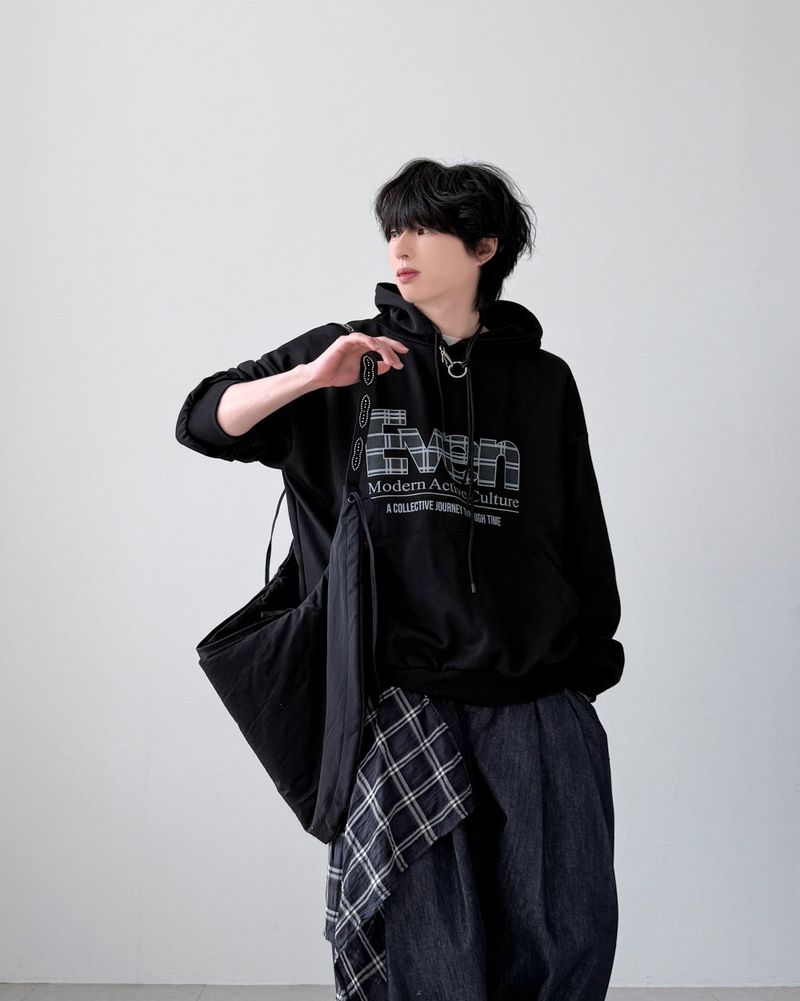 Iglen Check Over Hoodie