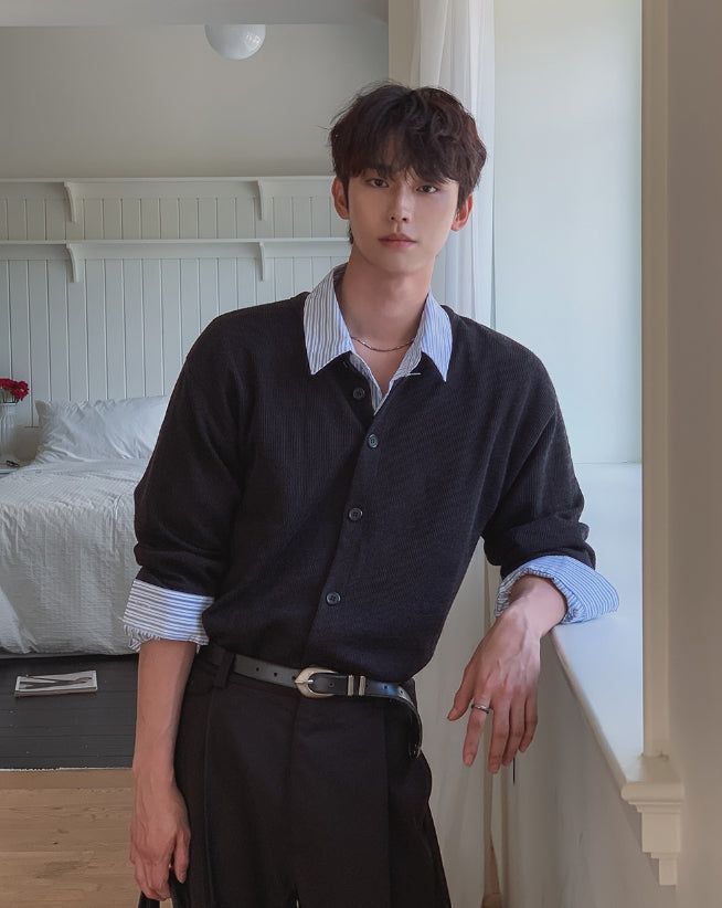 Soba Ribbed Round Cardigan