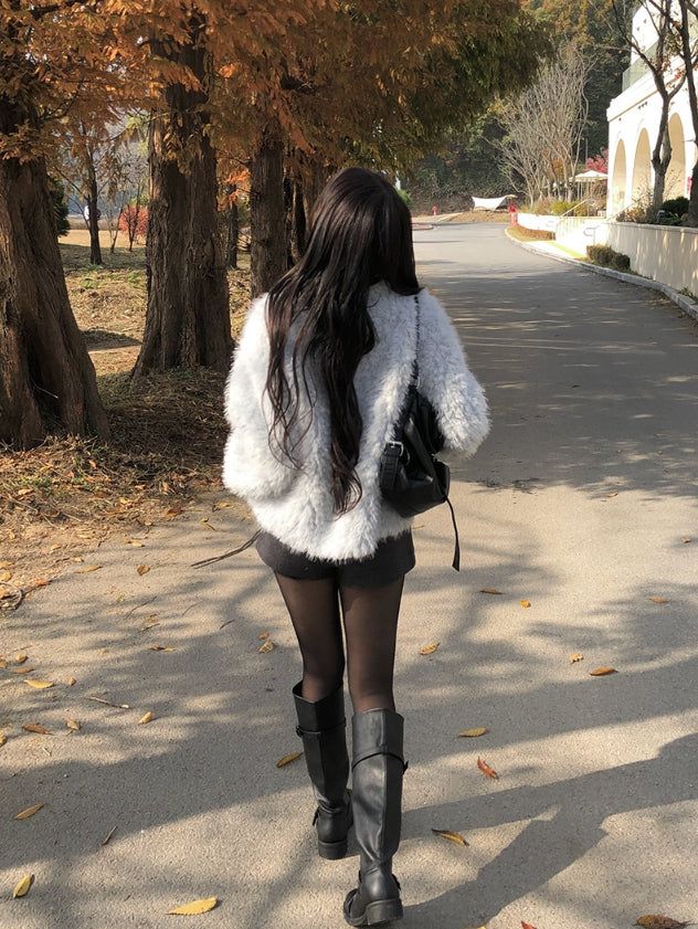 Dokyu Fur Collar Duffle Jacket
