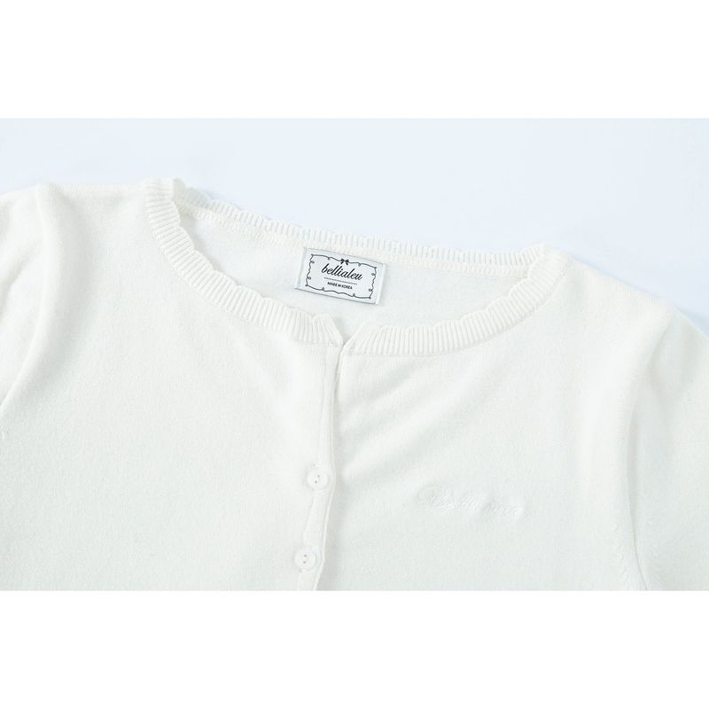 CUPCAKE CARDIGAN-IVORY
