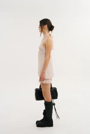 【即日発送】Sheer halter dress