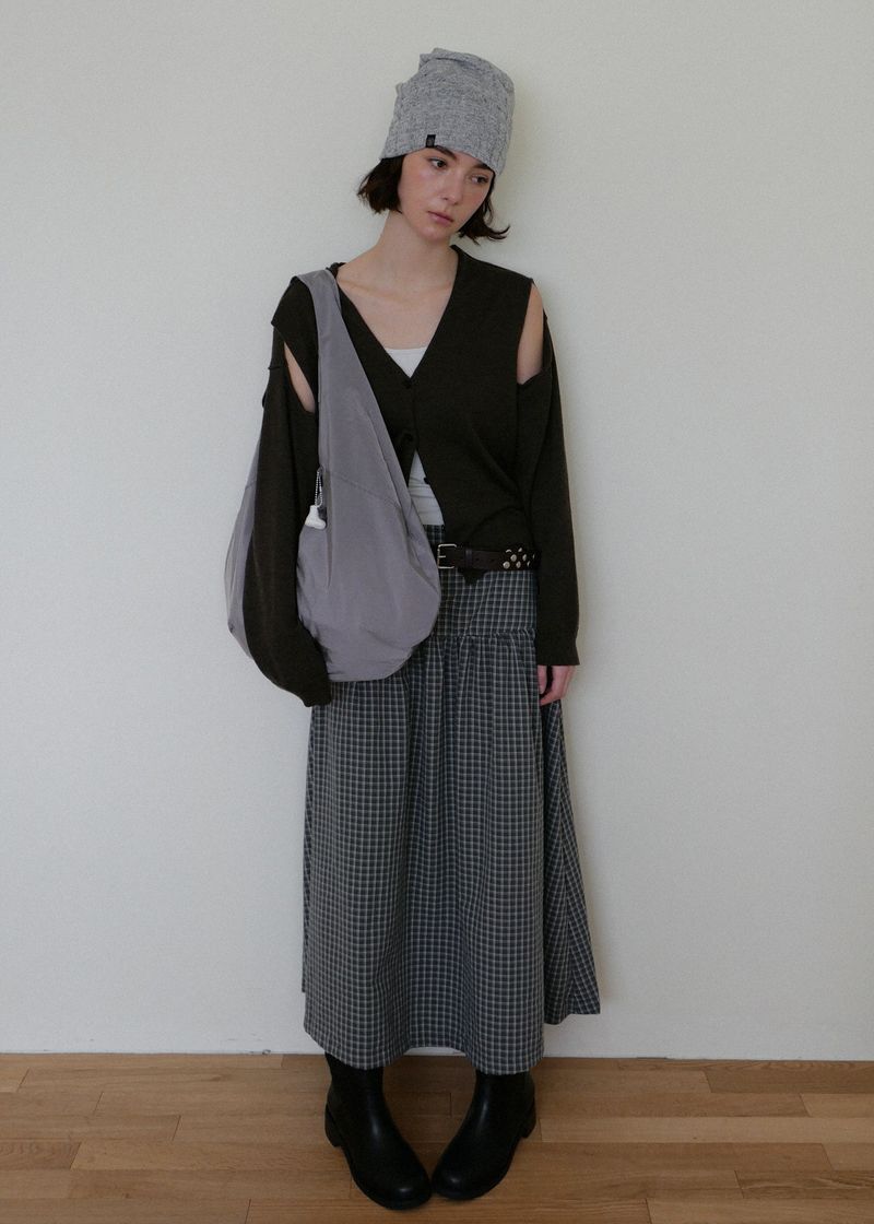 Airy Folding Hobo Bag_Pale Purple