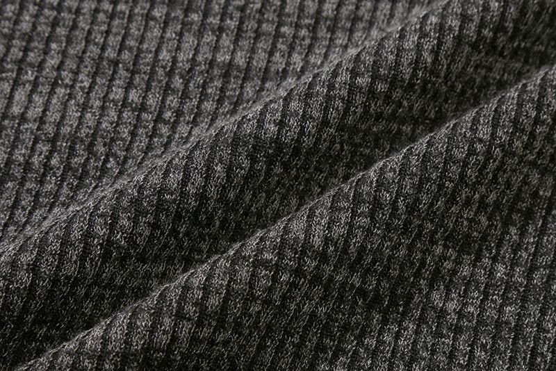 SIDE OPEN KNIT VEST_CHARCOAL