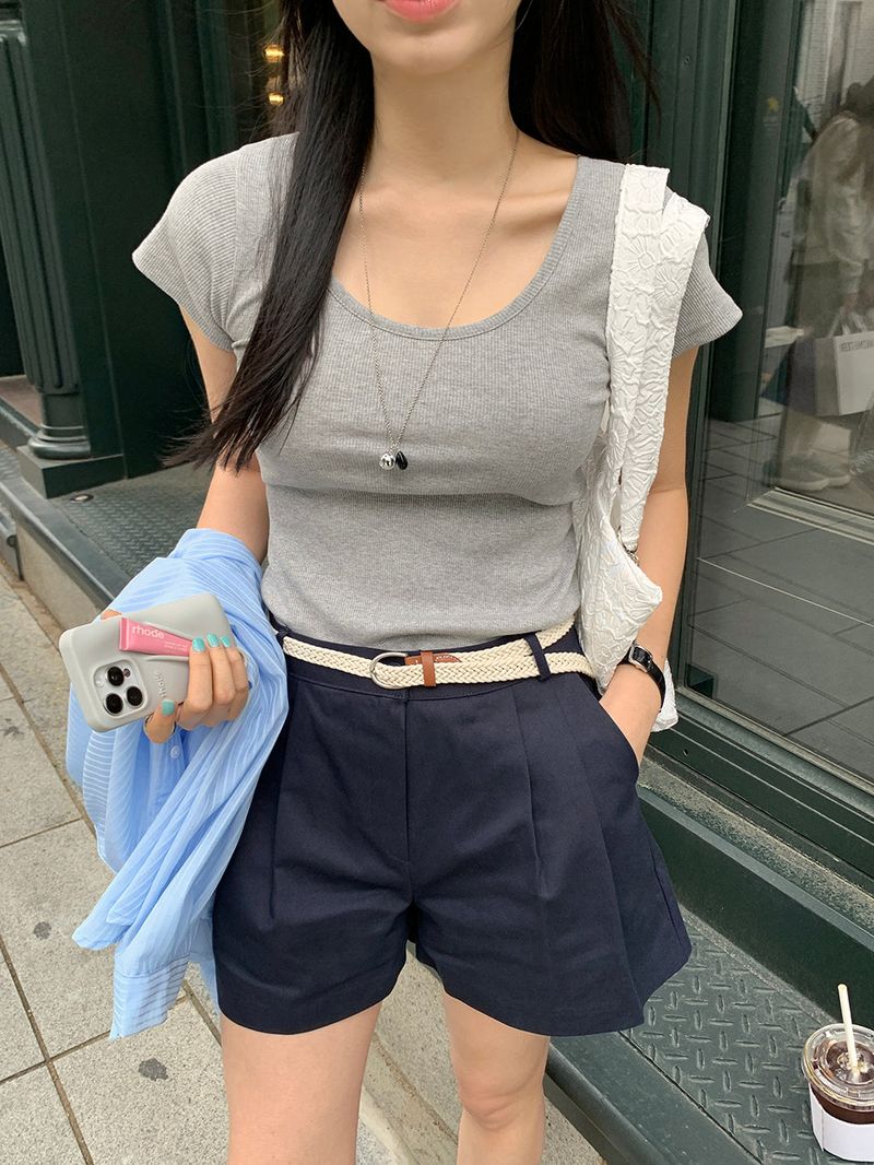 [MADE] Dears Cotton Pintuck Shorts