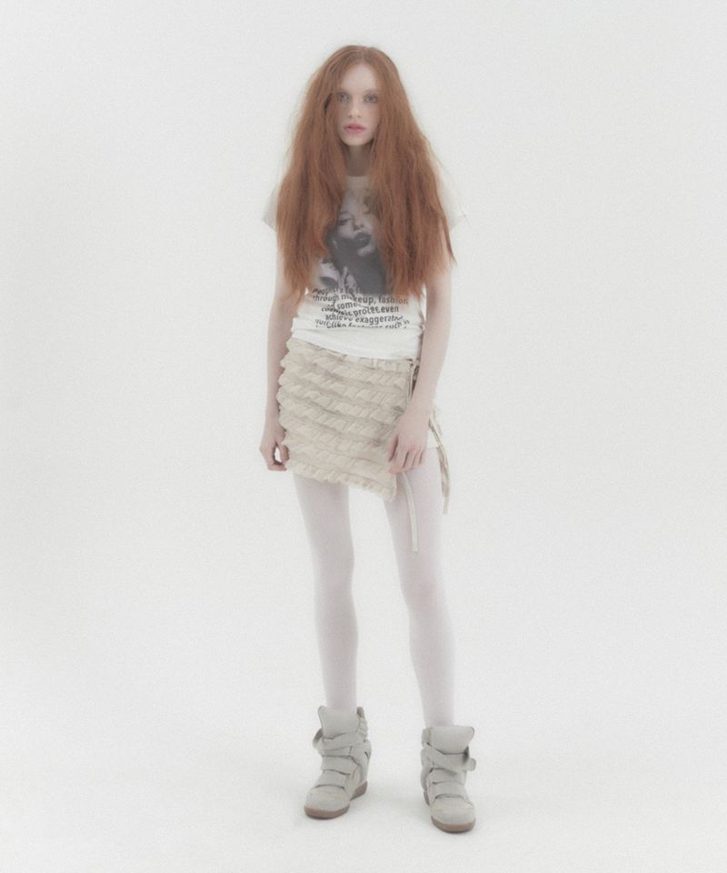 Your Skin Short Sleeve Tee Ivory