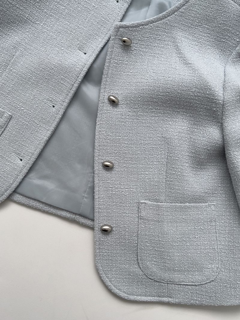 [Long Sleeve Version] Bebe Tweed Short Jacket