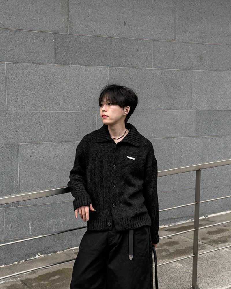 Arin Collared Knit Warmer Cardigan