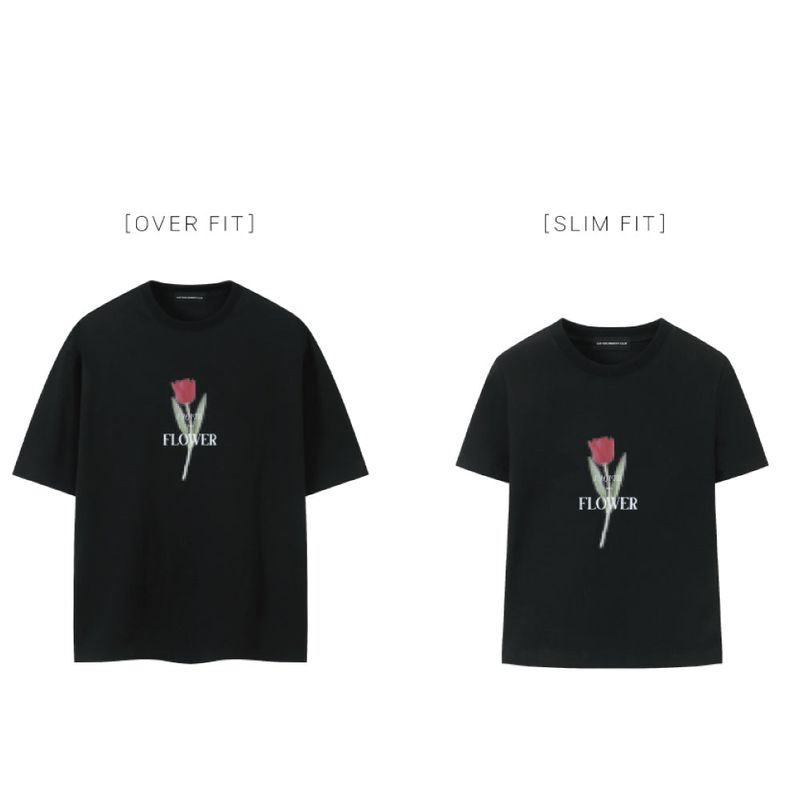 チューリップアートワークTシャツ (2color)