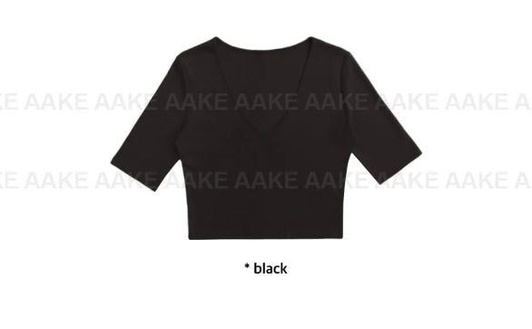 DEEP V HALF TEE