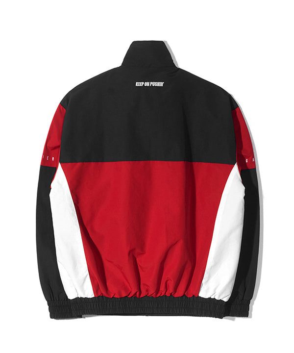 MF Old Track Jacket (Black/Red)