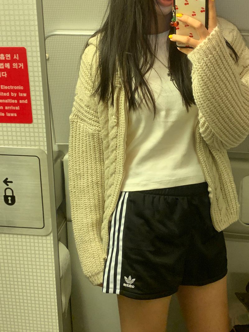 [MADE] Sorbet Twisted Knitted Hooded Cardigan
