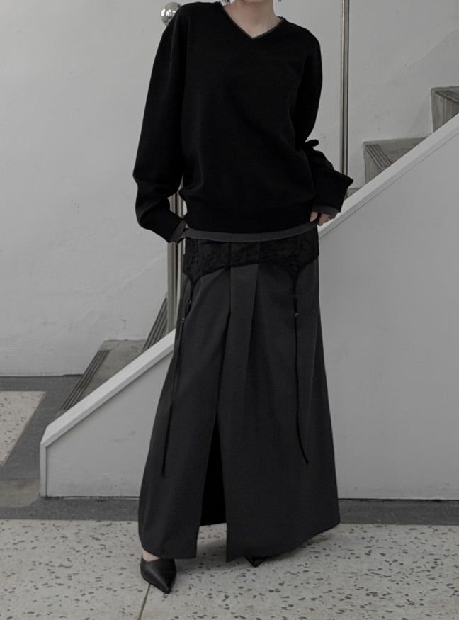 Garter Belt Layered Multi Skirt