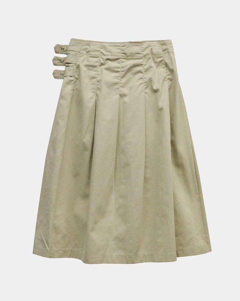 Buckle Wrap Skirt