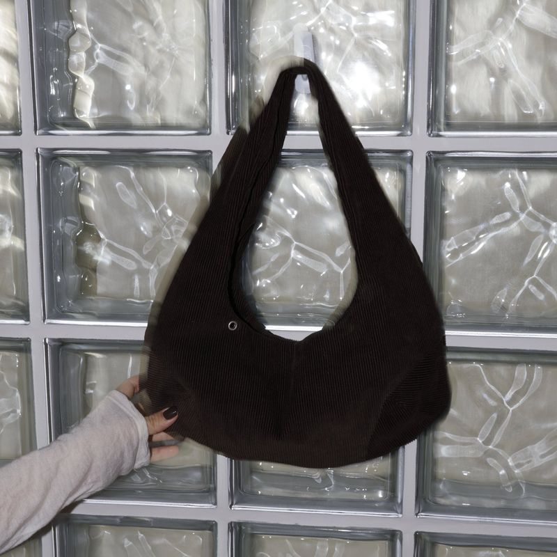 Small baseball bag_brown corduroy