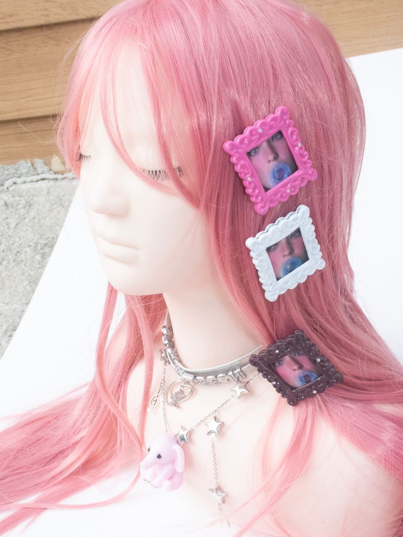 ODDiTEETH（オディティース）の「バブルメモリーヘアピン(3colors)（ヘアアクセサリー）」