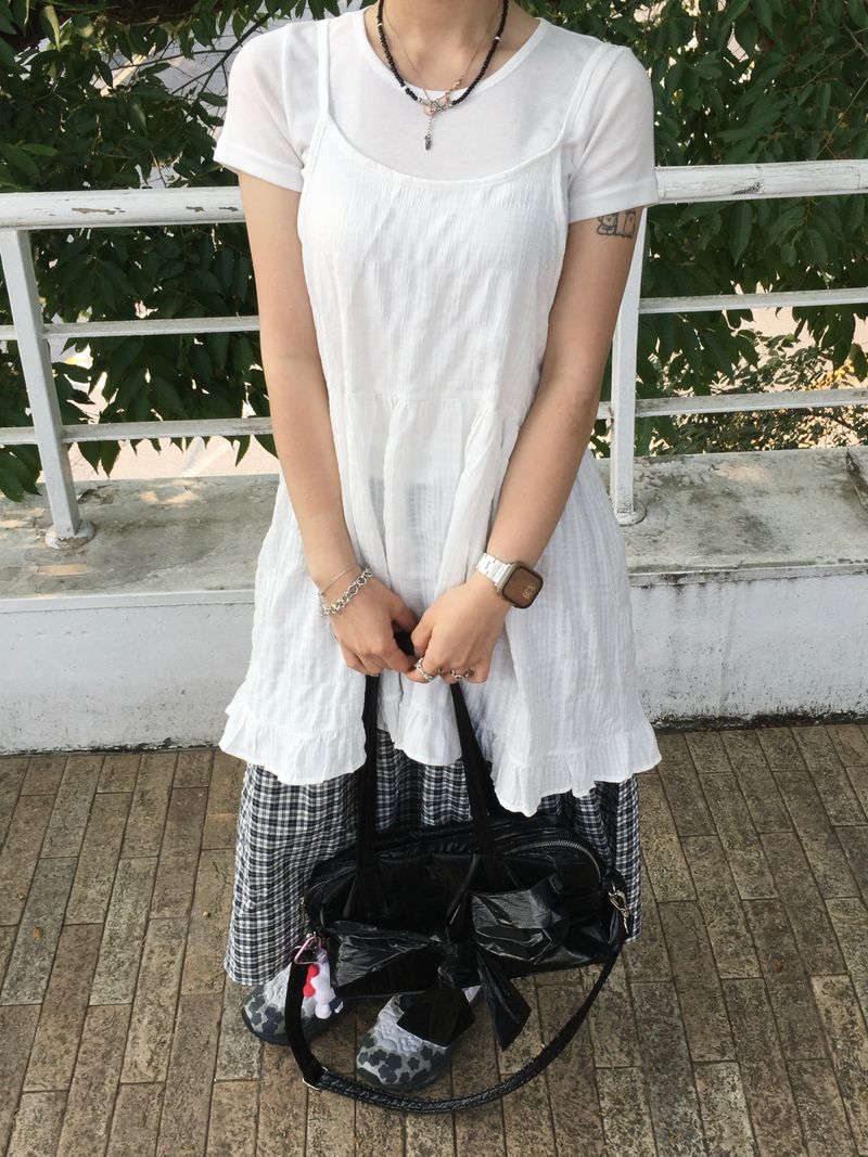 Mellow Back Ribbon Onepiece (2c)  