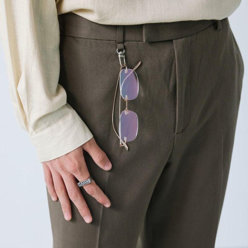 2way hidden extend bootcut slacks brown