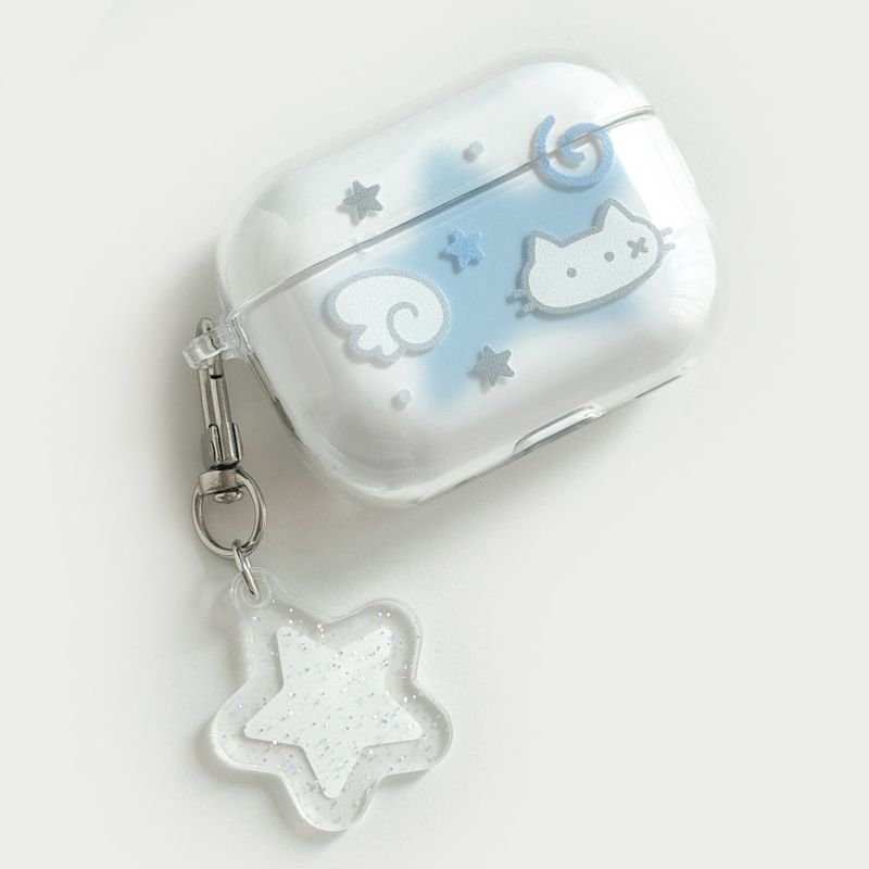 [AirPods] Angel cat hard case (only case)