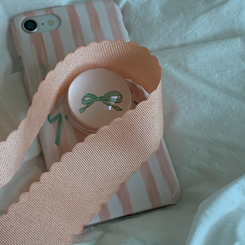 [SET] Present series: Coral letter phone case + griptok