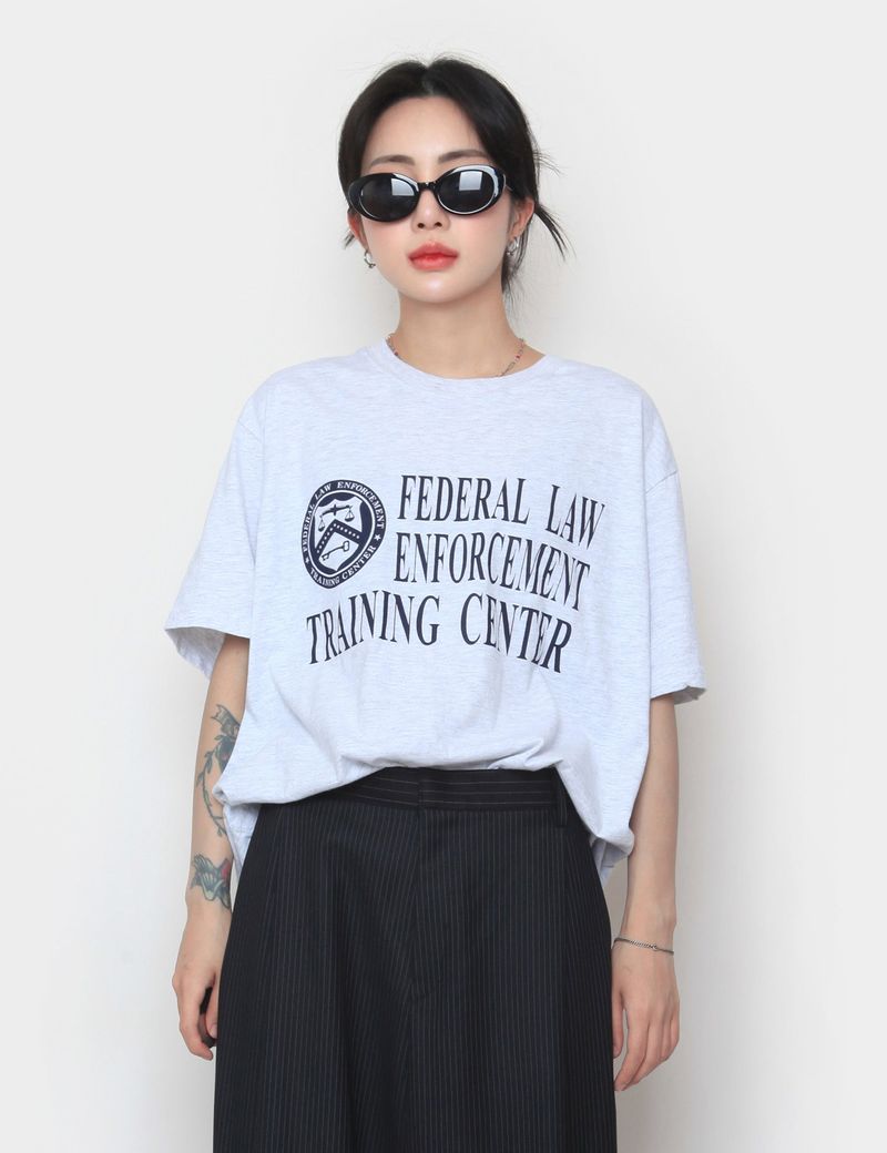 Training Melange Short-Sleeved T-Shirt