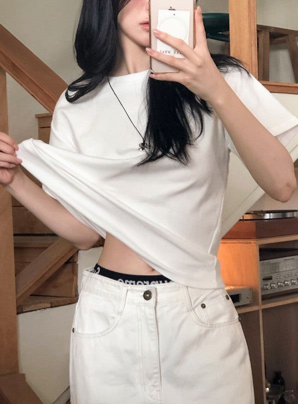RV Basic Peach Warm Short Sleeve T-Shirt (5color)