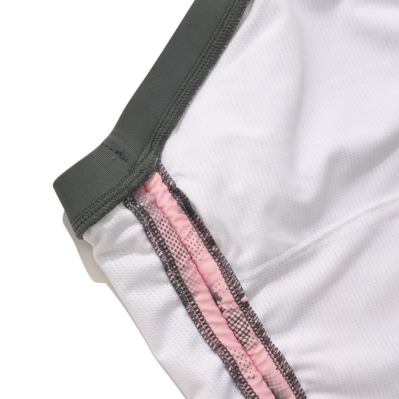 CHERRY SHIRRING SWIM BRA TOP [PINK]