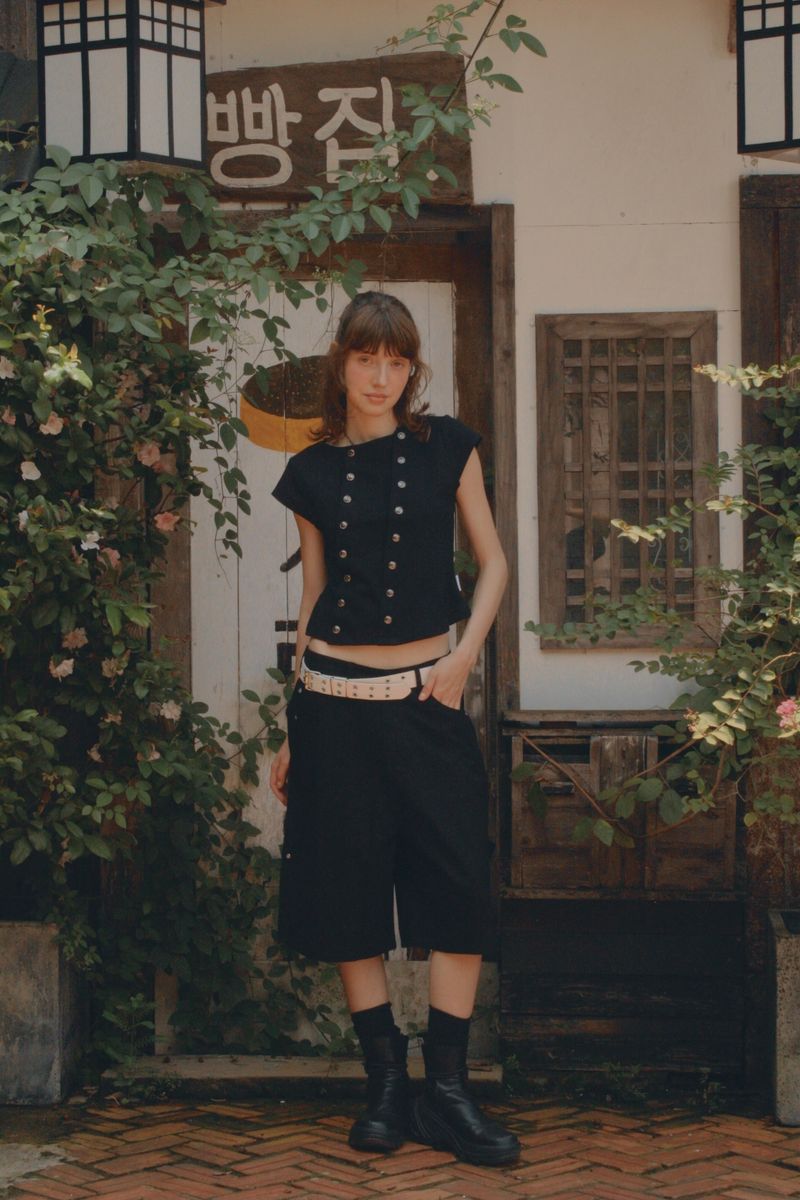 19DEGREES（19ディグリーズ）の「Twin Buttons tee（Tops）」