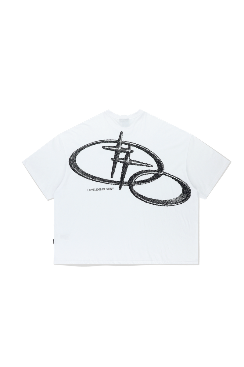WIDE FIT SHINING LOGO TEE SHIRT