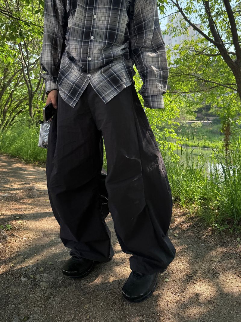 Tart Pintuck Wide Balloon Pants 3C