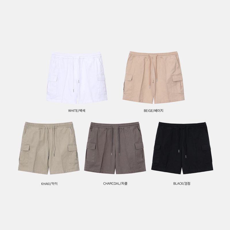 Mouse Summer Cool Cotton Cargo Shorts (5 colors)