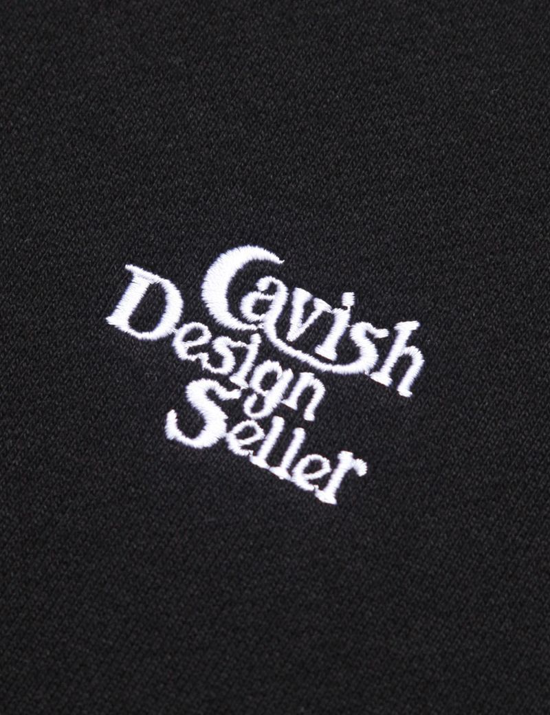 SELLER LOGO EMB SWEATSHIRT BLACK(CV2CFUM460A)