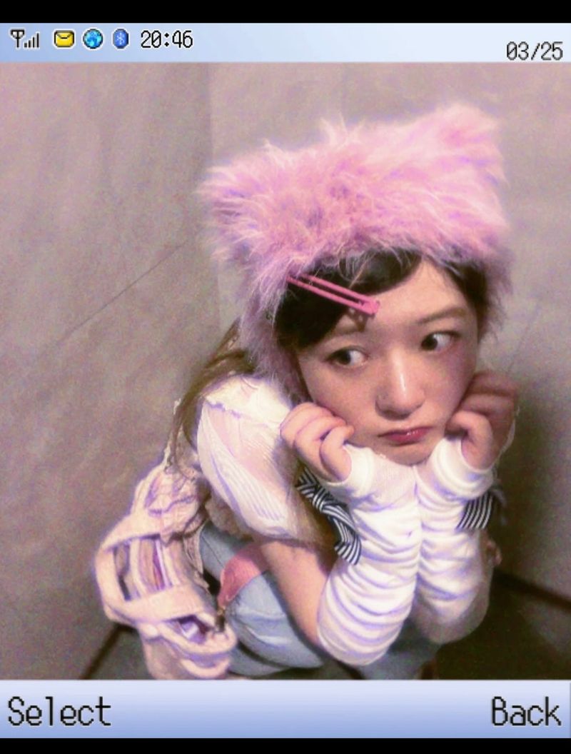 Strawberry Shortcake Colored Mohair Handmade Fluffy Cat Ear Hat