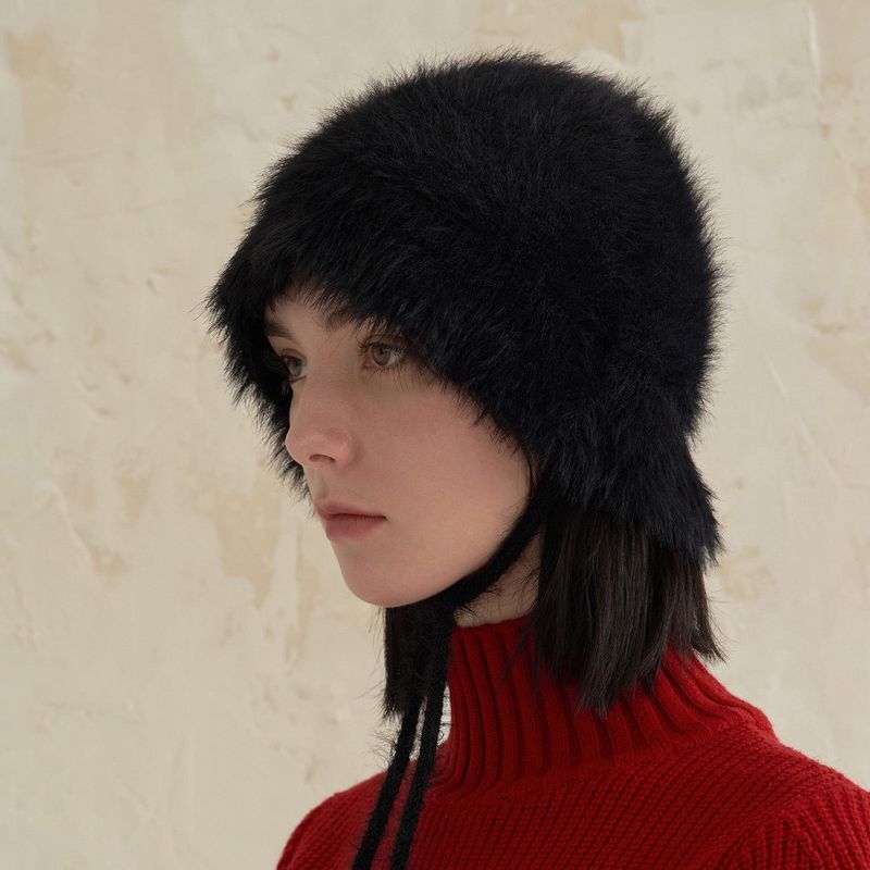 VARZAR(バザール)の「VAZAR Hairy Cloche Hat / Black(Hats)」