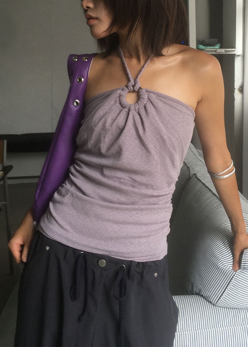 ROPE HALTER TOP
