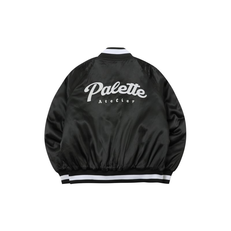 PALETTE VARSITY JACKET(BLACK)