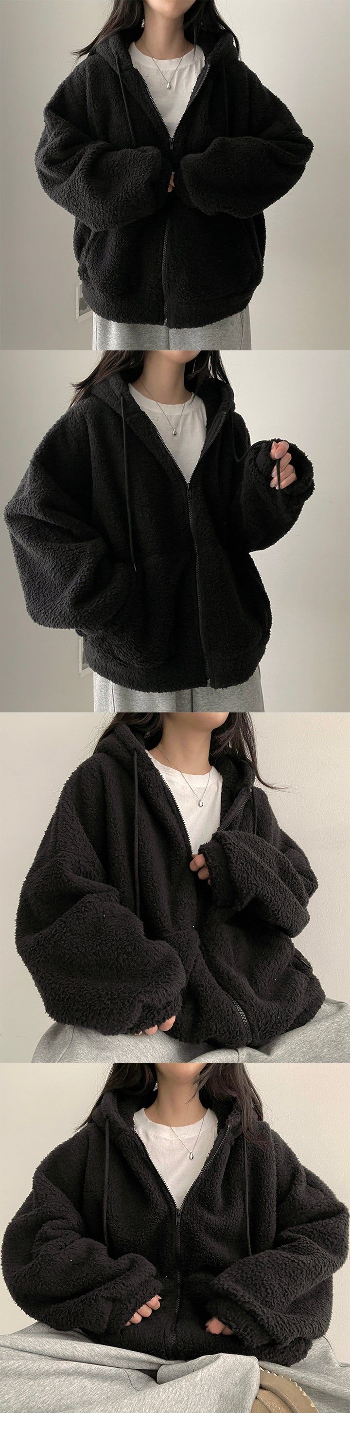 Hihot hood zip-up