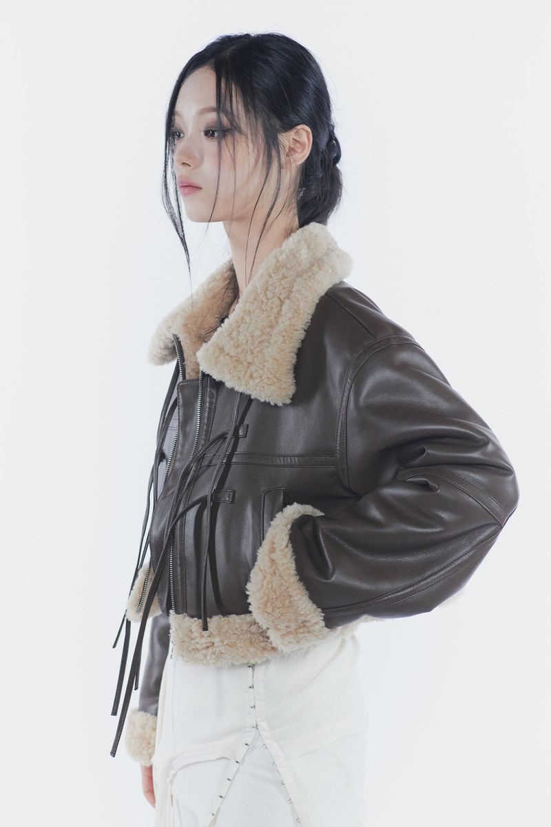 LUCY MUSTANG JACKET brown