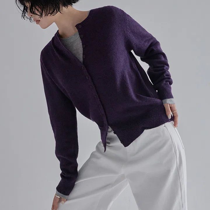 blitti（ブリッティ）の「[Kearin] Double-Button Wool Round Cardigan - 3 Colors（Tops）」