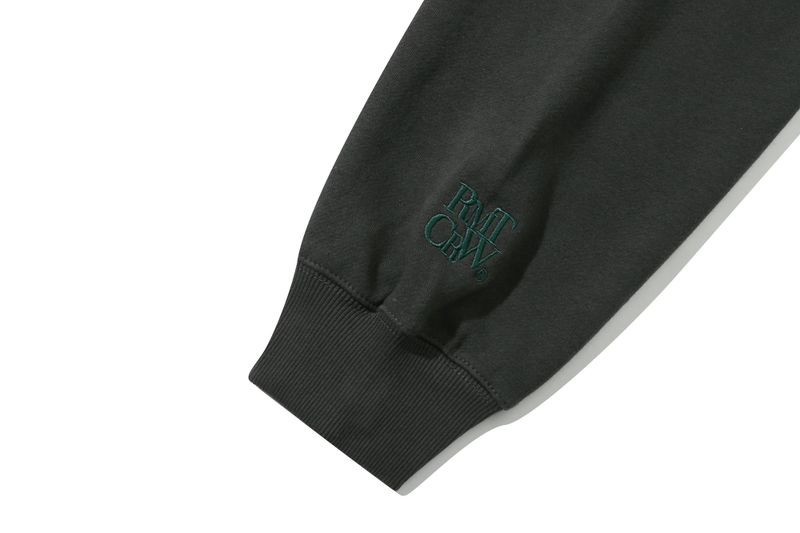 RECENT LOGO FLOWER HOODIE_CHARCOAL