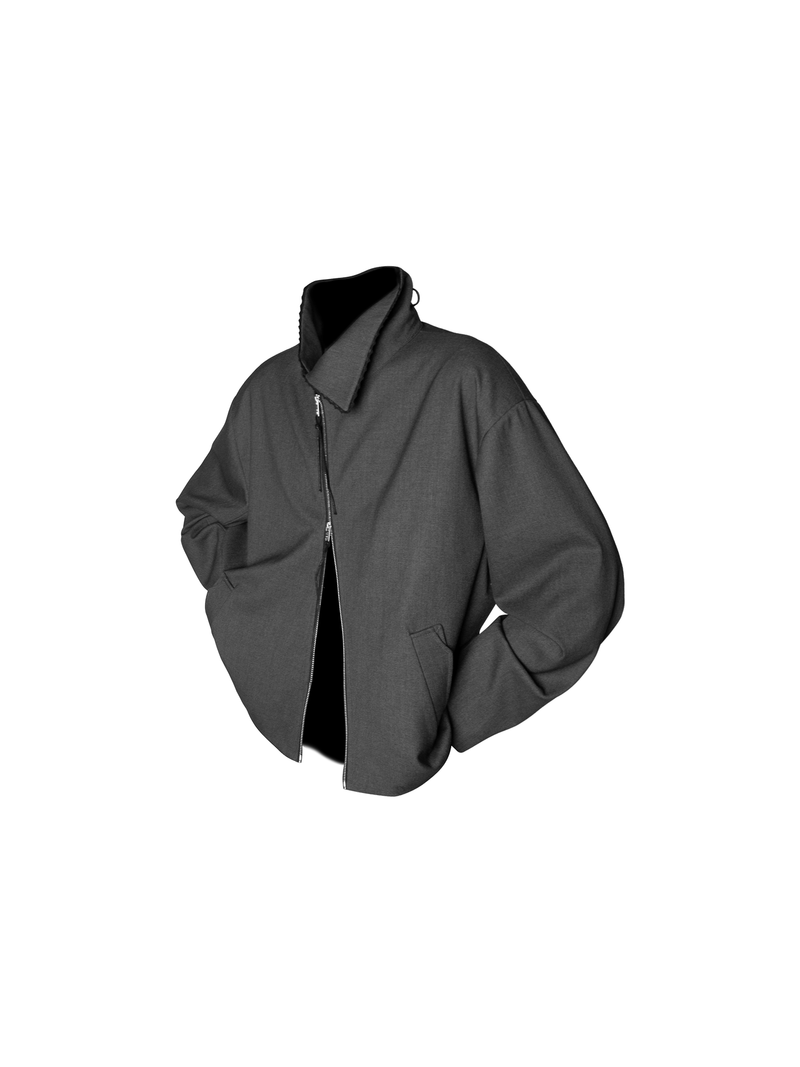 RELABEL（リレーベル）の「RELABEL Spatial Relations (Edges) Large Collar with レーストリム ダブルブレスト スラントプラケットシルエット ジャケット（ジャケット/アウター）」