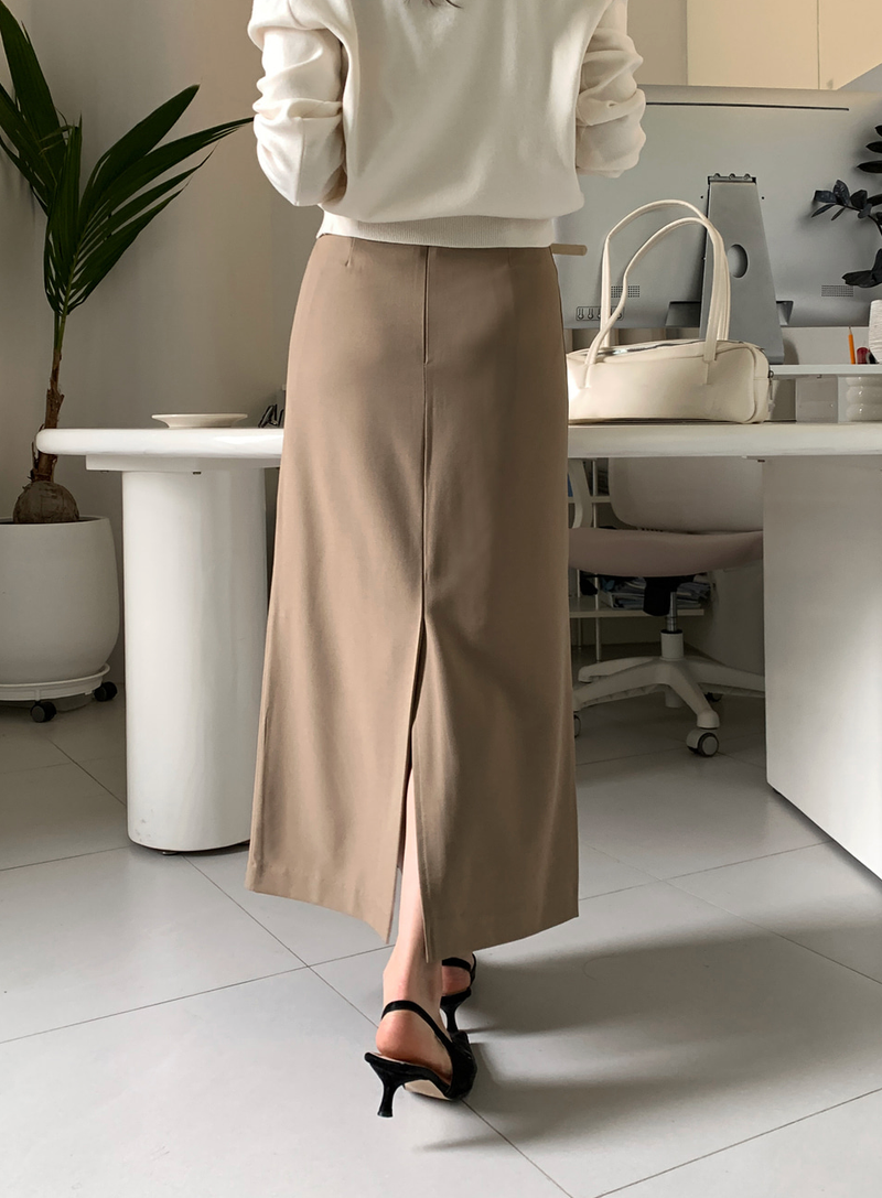 Setter Slit Belt Skirt / 4 colors