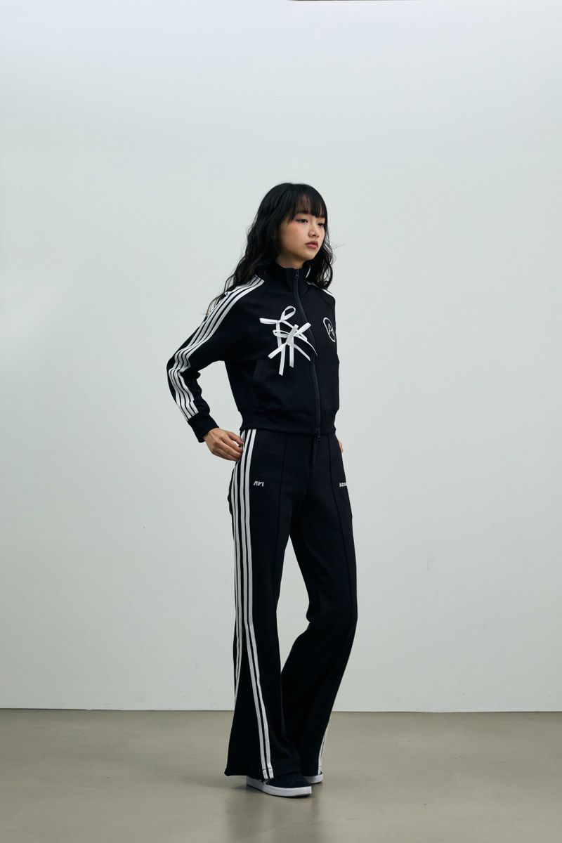 JOEL JERSEY TRACK PANTS / BLACK